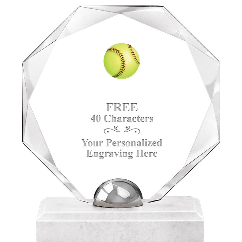 8.25" TURIN OCTAGON CRYSTAL