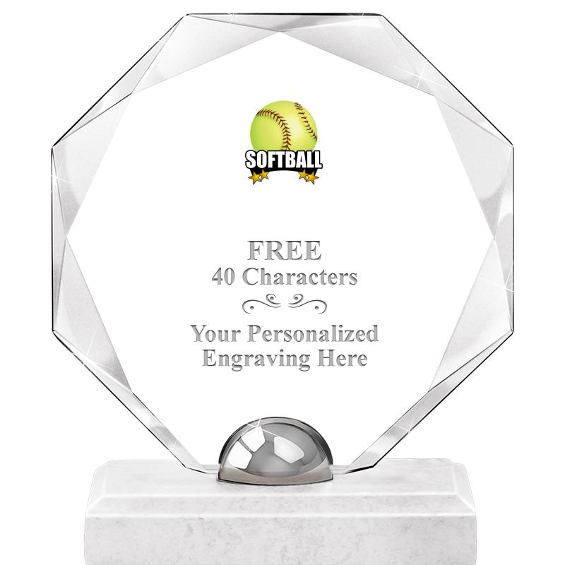 8.25" TURIN OCTAGON CRYSTAL