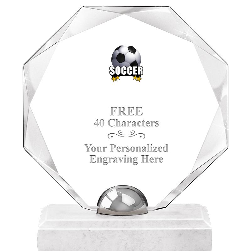 8.25" TURIN OCTAGON CRYSTAL