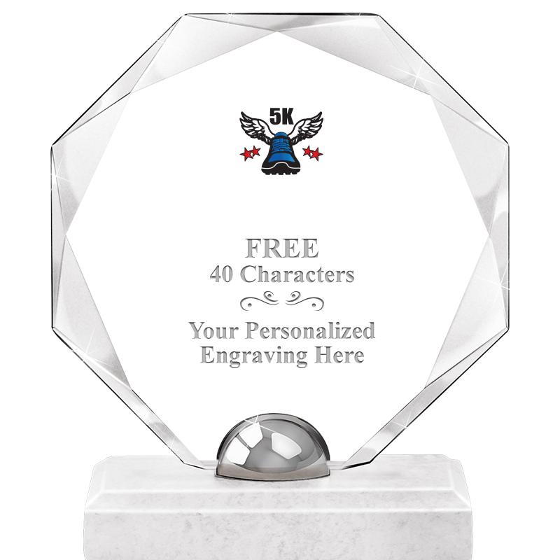 8.25" TURIN OCTAGON CRYSTAL