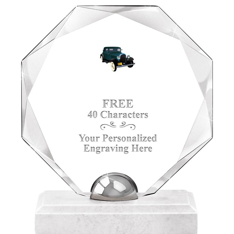 8.25" TURIN OCTAGON CRYSTAL