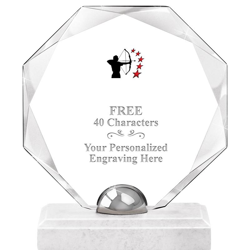 8.25" TURIN OCTAGON CRYSTAL