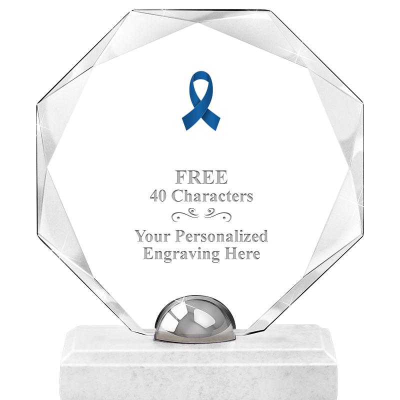 8.25" TURIN OCTAGON CRYSTAL