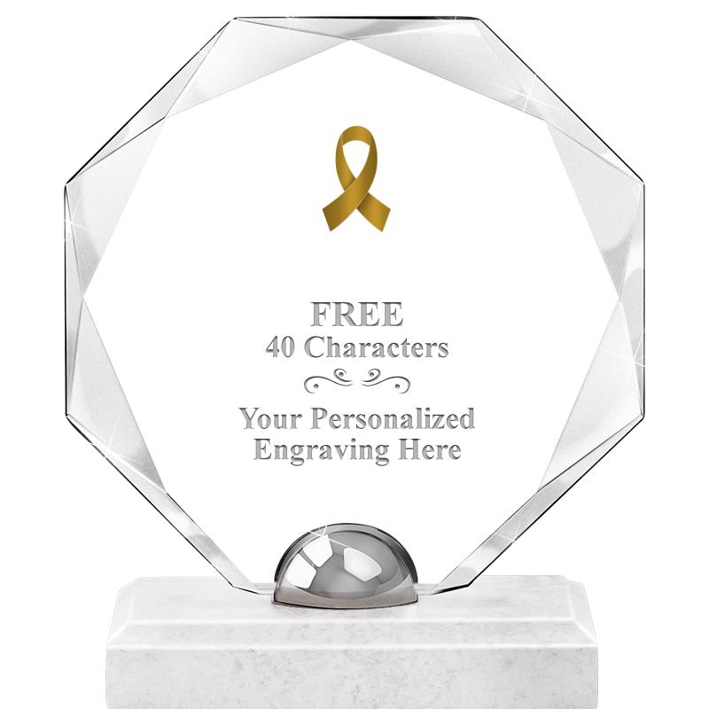 8.25" TURIN OCTAGON CRYSTAL