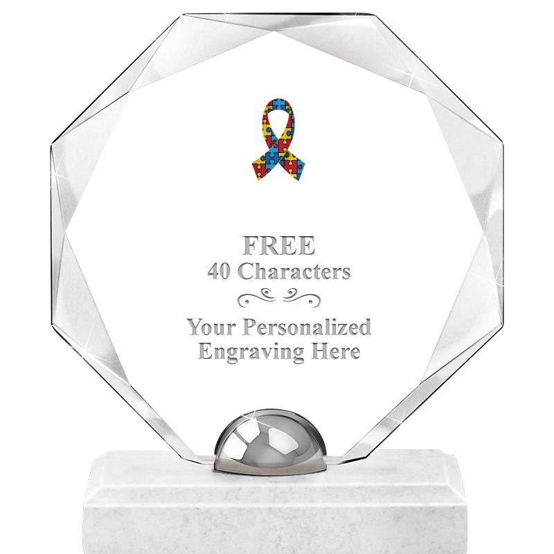 8.25" TURIN OCTAGON CRYSTAL