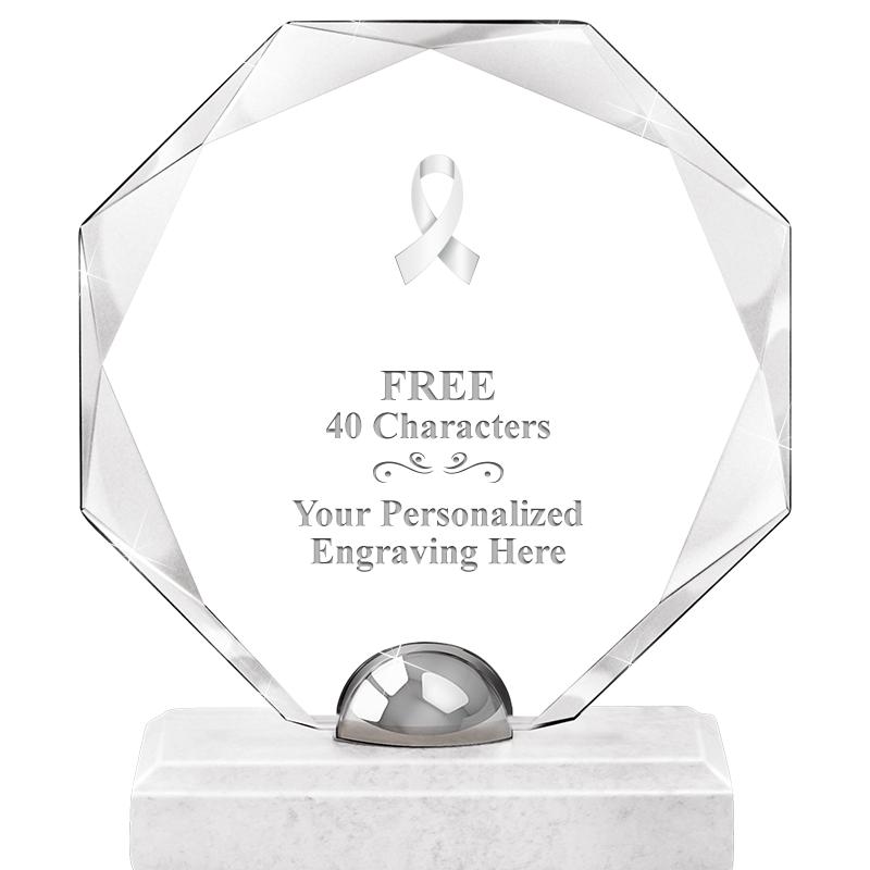 8.25" TURIN OCTAGON CRYSTAL