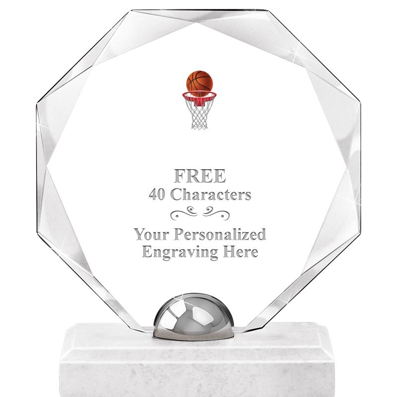 8.25" TURIN OCTAGON CRYSTAL