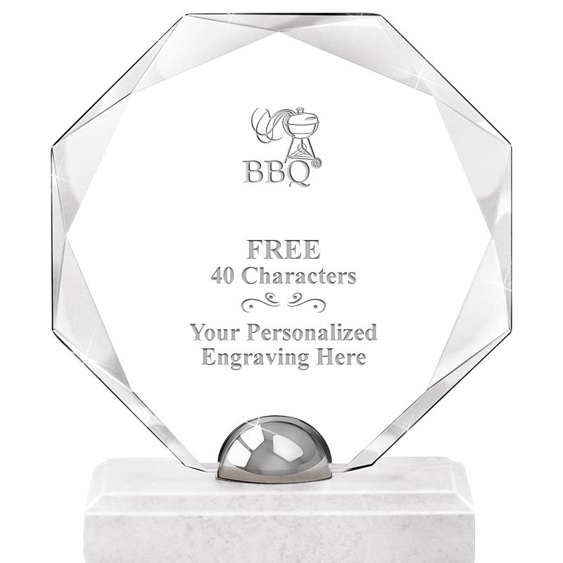 8.25" TURIN OCTAGON CRYSTAL