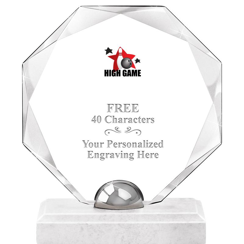 8.25" TURIN OCTAGON CRYSTAL