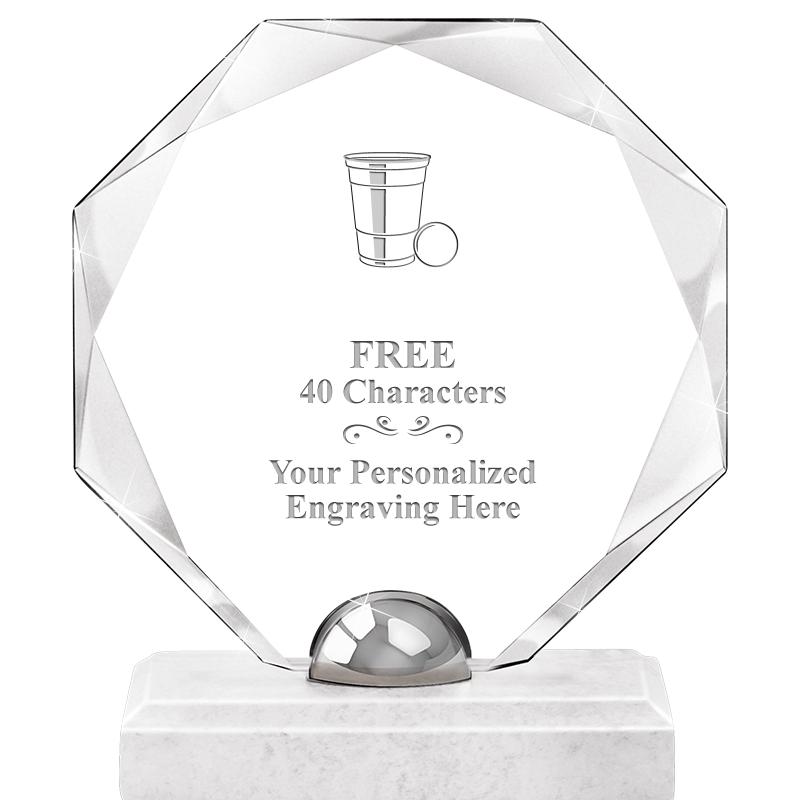 8.25" TURIN OCTAGON CRYSTAL