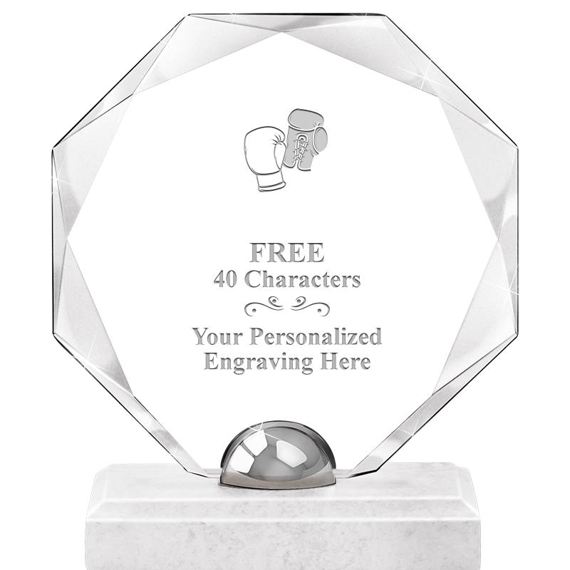 8.25" TURIN OCTAGON CRYSTAL