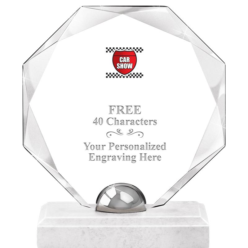 8.25" TURIN OCTAGON CRYSTAL