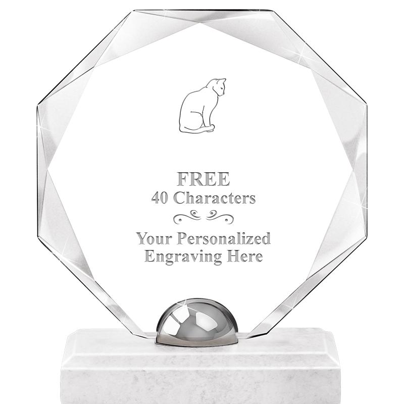 8.25" TURIN OCTAGON CRYSTAL