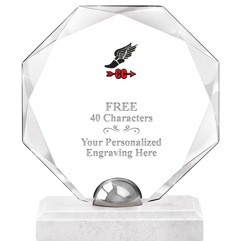 8.25" TURIN OCTAGON CRYSTAL