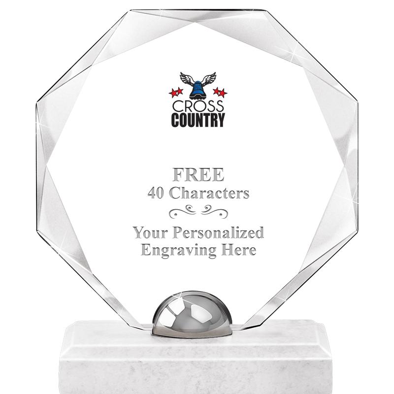 8.25" TURIN OCTAGON CRYSTAL