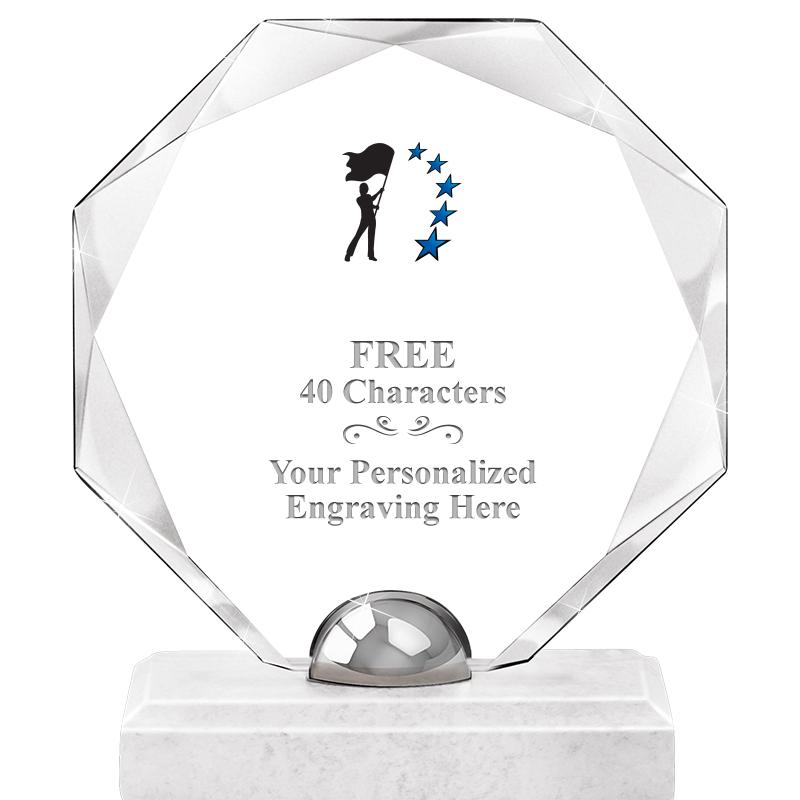 8.25" TURIN OCTAGON CRYSTAL