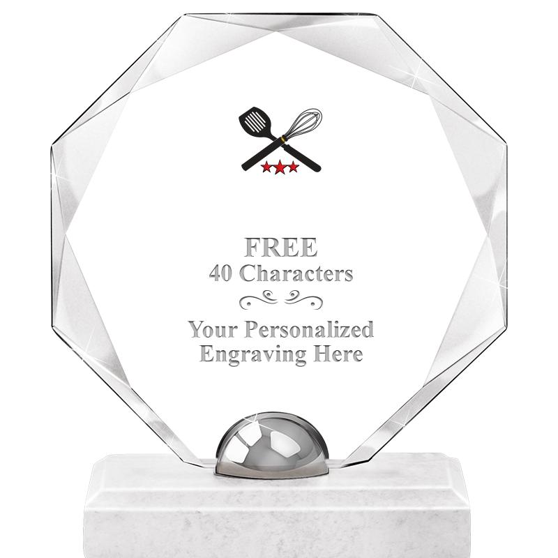 8.25" TURIN OCTAGON CRYSTAL