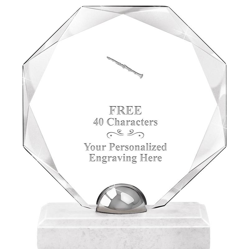 8.25" TURIN OCTAGON CRYSTAL