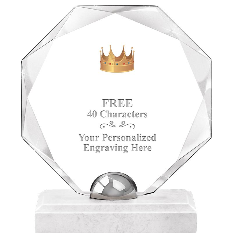 8.25" TURIN OCTAGON CRYSTAL