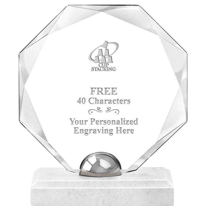 8.25" TURIN OCTAGON CRYSTAL