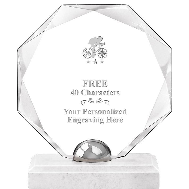 8.25" TURIN OCTAGON CRYSTAL