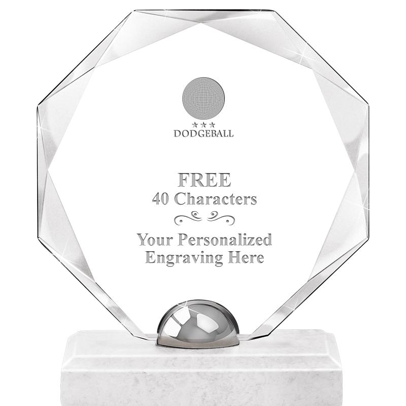 8.25" TURIN OCTAGON CRYSTAL