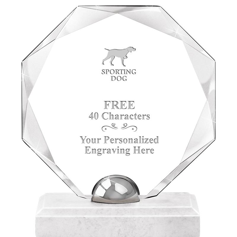 8.25" TURIN OCTAGON CRYSTAL