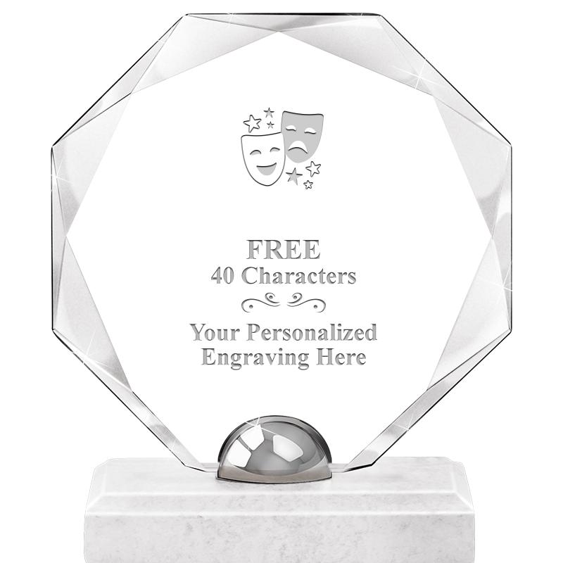 8.25" TURIN OCTAGON CRYSTAL