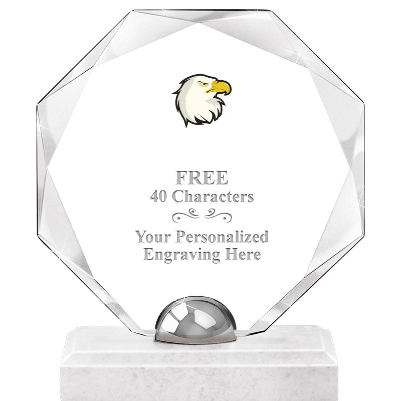 8.25" TURIN OCTAGON CRYSTAL