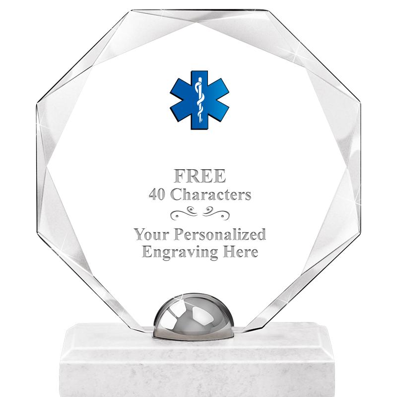 8.25" TURIN OCTAGON CRYSTAL