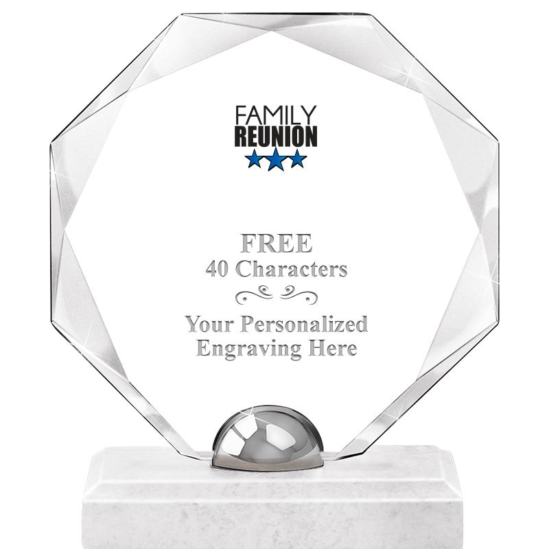 8.25" TURIN OCTAGON CRYSTAL