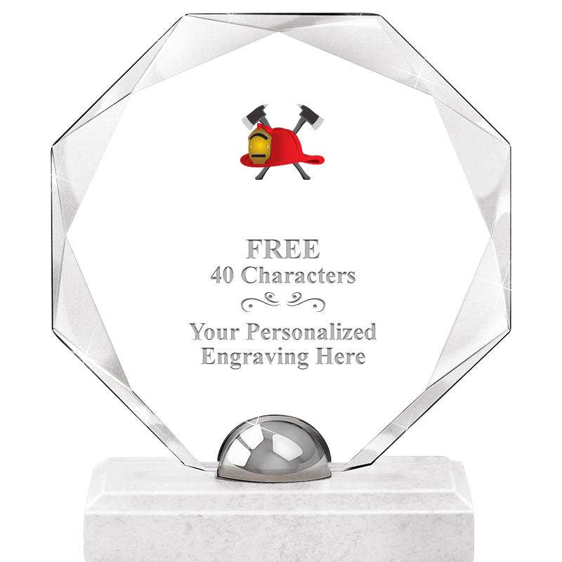 8.25" TURIN OCTAGON CRYSTAL