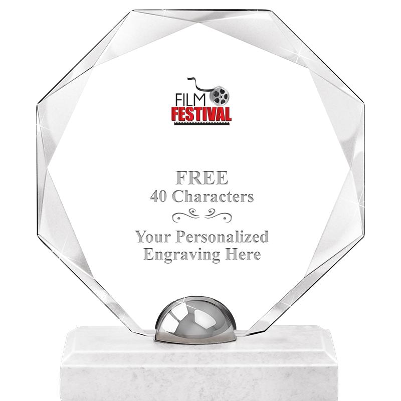 8.25" TURIN OCTAGON CRYSTAL