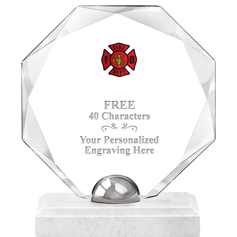 8.25" TURIN OCTAGON CRYSTAL