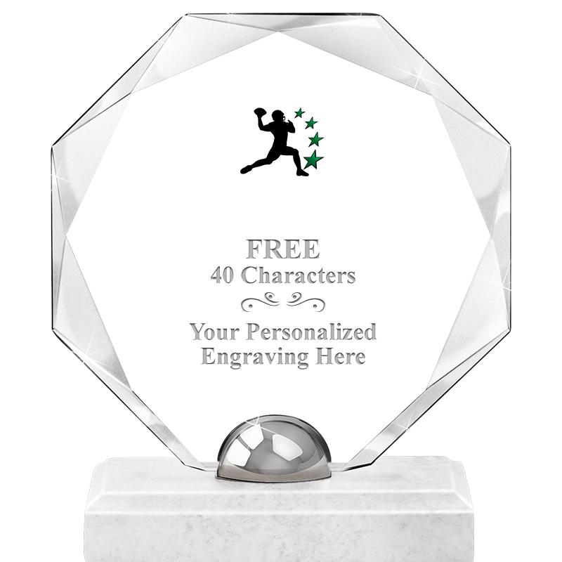 8.25" TURIN OCTAGON CRYSTAL