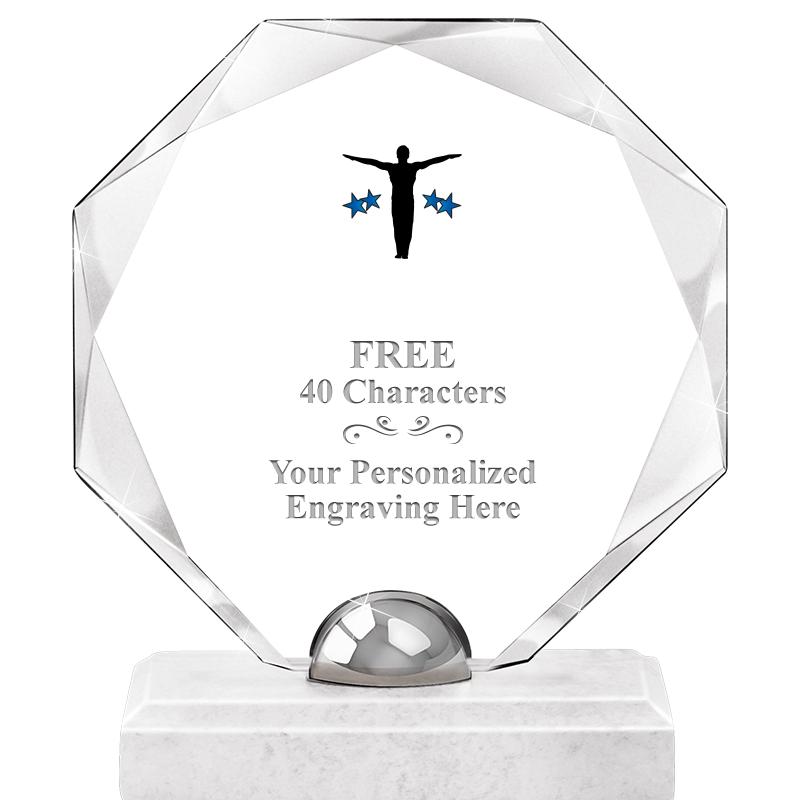 8.25" TURIN OCTAGON CRYSTAL