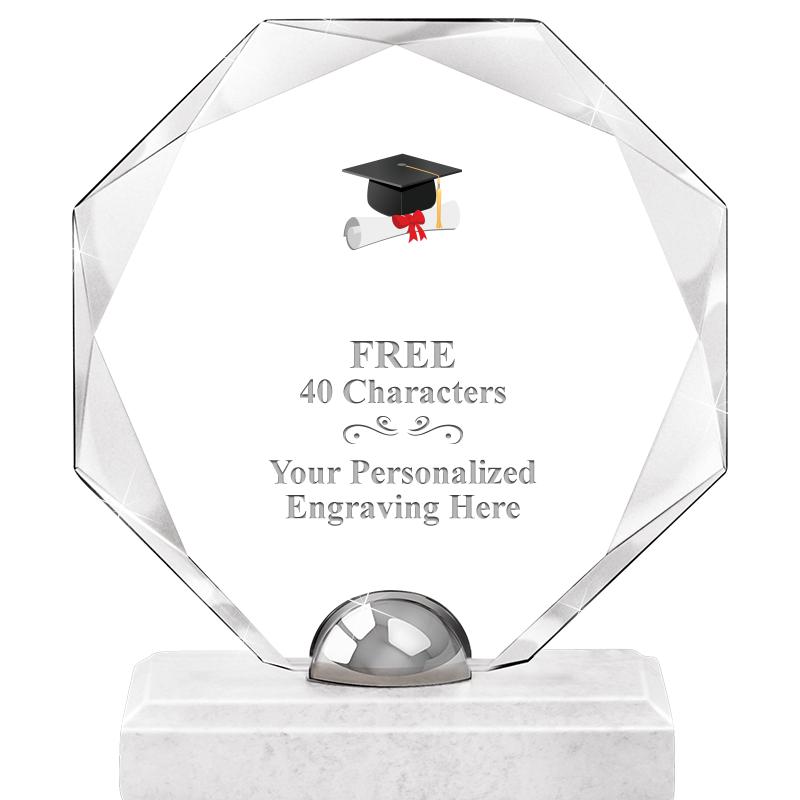 8.25" TURIN OCTAGON CRYSTAL