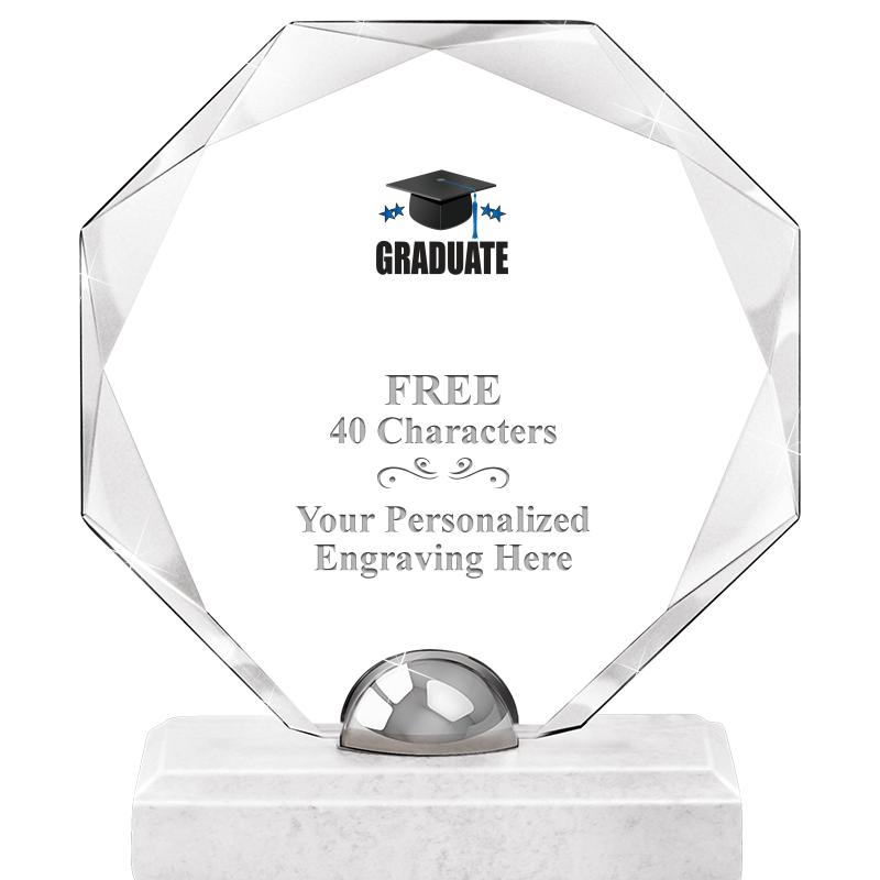 8.25" TURIN OCTAGON CRYSTAL