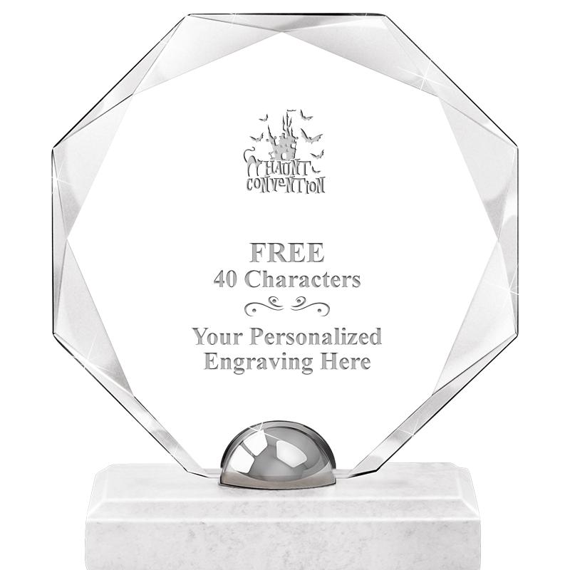 8.25" TURIN OCTAGON CRYSTAL