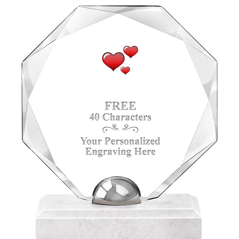 8.25" TURIN OCTAGON CRYSTAL