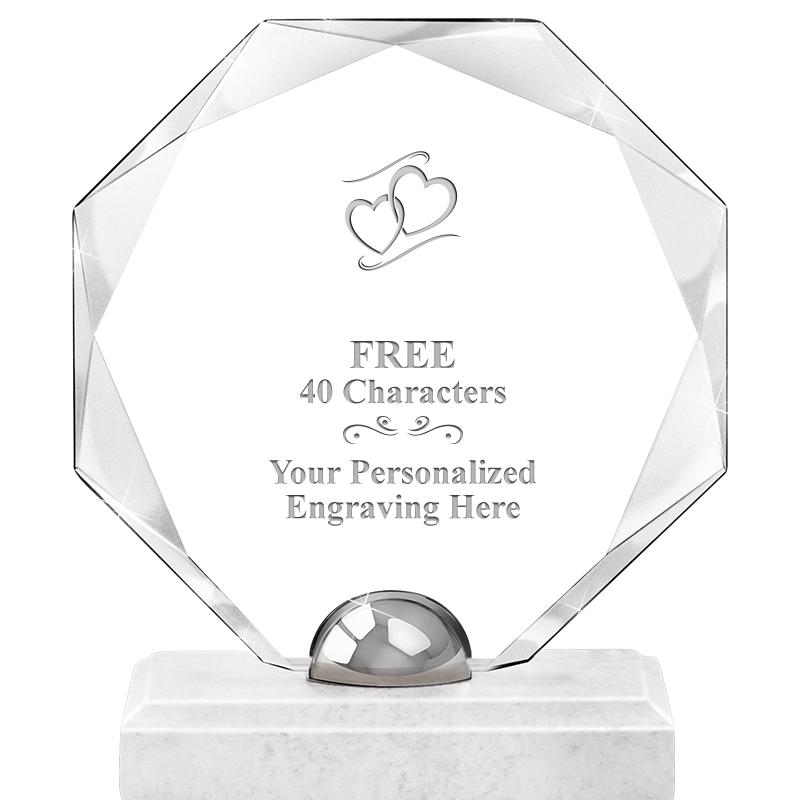 8.25" TURIN OCTAGON CRYSTAL