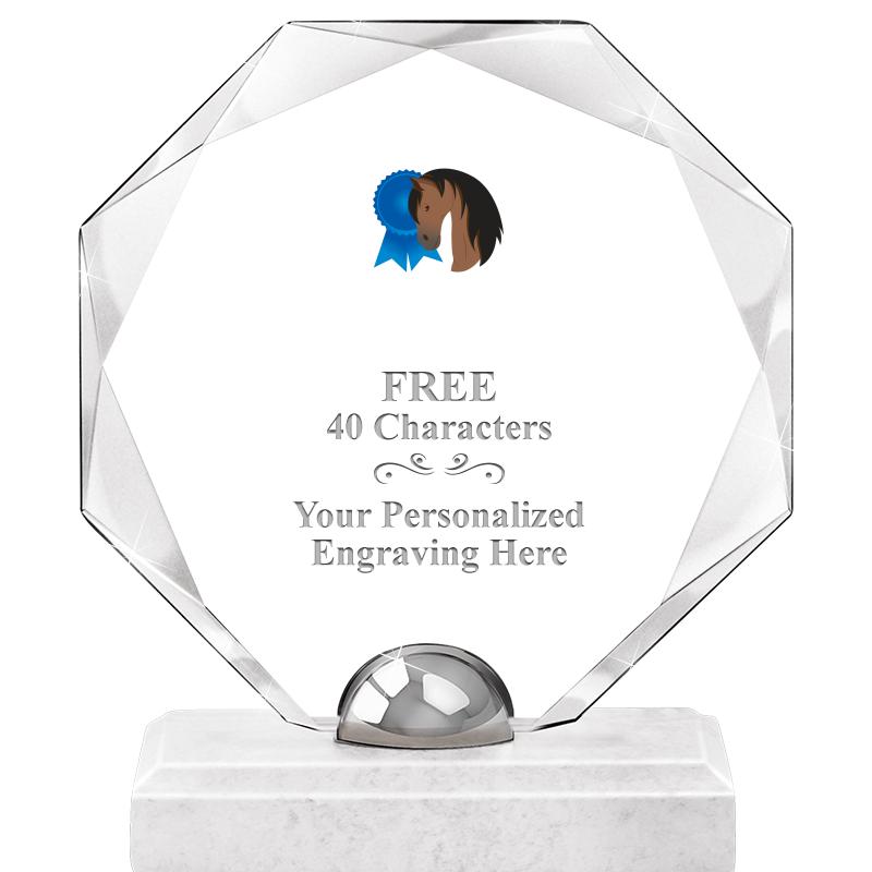 8.25" TURIN OCTAGON CRYSTAL