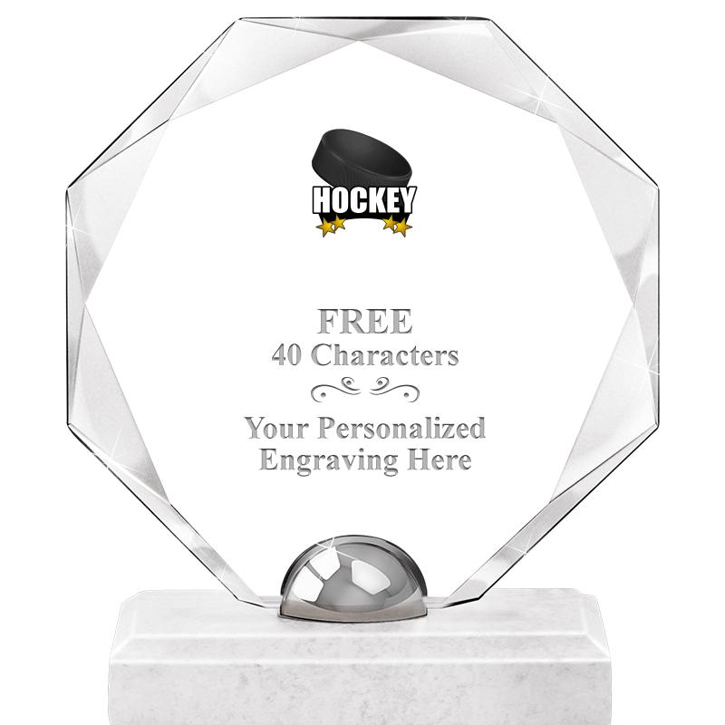 8.25" TURIN OCTAGON CRYSTAL