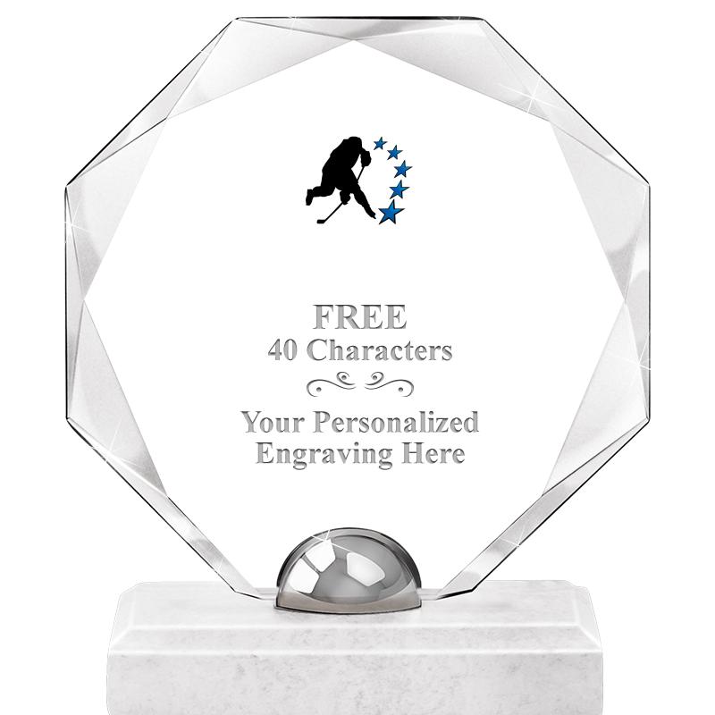 8.25" TURIN OCTAGON CRYSTAL