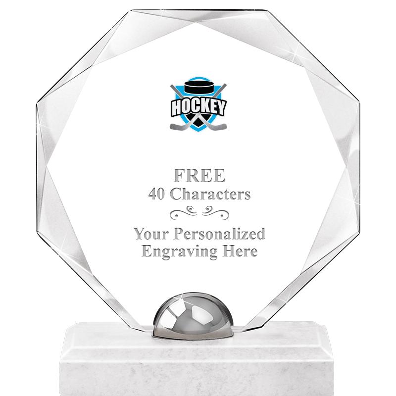 8.25" TURIN OCTAGON CRYSTAL