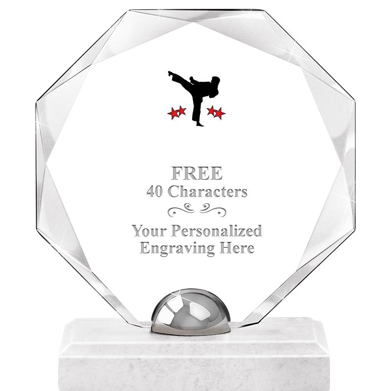 8.25" TURIN OCTAGON CRYSTAL