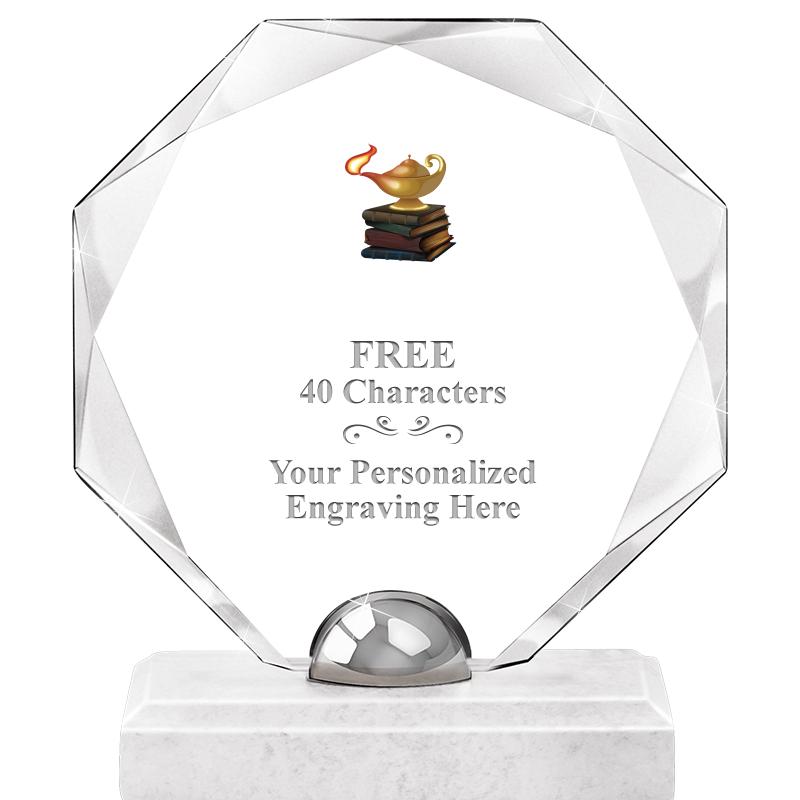 8.25" TURIN OCTAGON CRYSTAL