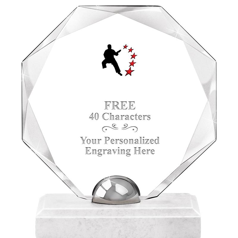 8.25" TURIN OCTAGON CRYSTAL