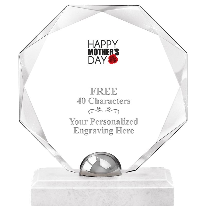 8.25" TURIN OCTAGON CRYSTAL