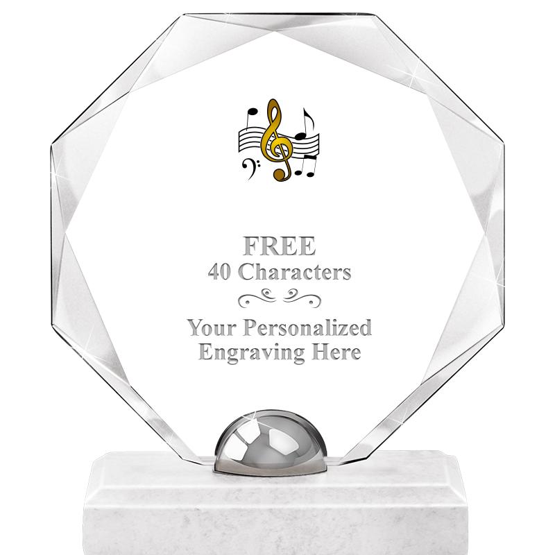 8.25" TURIN OCTAGON CRYSTAL